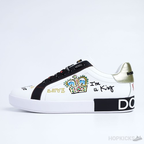D&G Portofino Printed Sneakers